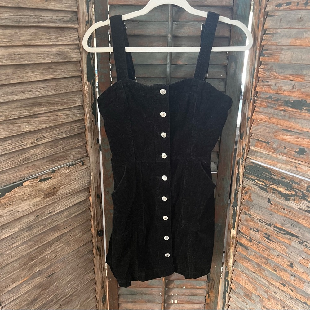 H&M corduroy overall dress